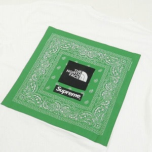 SUPREME シュプリーム ×The North Face 22SS Bandana Tee White Tシャツ 白 Size 【XL】 【新古品・未使用品】 20772676