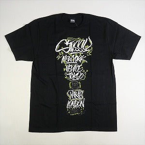 STUSSY ステューシー ×BORN X RAISED 23AW HANDSTYLES TEE Black Tシャツ 黒 Size 【M】 【新古品・未使用品】 20773861