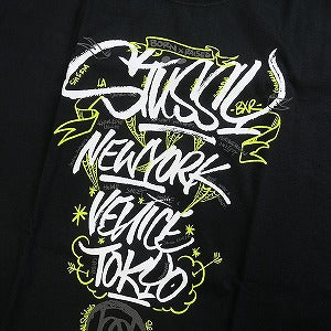 STUSSY ステューシー ×BORN X RAISED 23AW HANDSTYLES TEE Black Tシャツ 黒 Size 【M】 【新古品・未使用品】 20773861