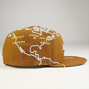 SUPREME シュプリーム 23AW Worldwide Box Logo New Era Brown キャップ 茶 Size 【7　5/8(XL)】 【新古品・未使用品】 20774709