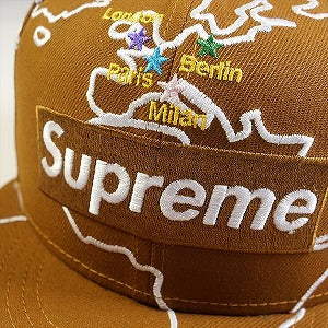 SUPREME シュプリーム 23AW Worldwide Box Logo New Era Brown キャップ 茶 Size 【7　5/8(XL)】 【新古品・未使用品】 20774709