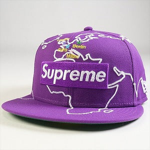 SUPREME シュプリーム 23AW Worldwide Box Logo New Era Purple キャップ 紫 Size 【7　5/8(XL)】 【新古品・未使用品】 20774710