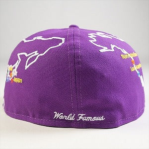 SUPREME シュプリーム 23AW Worldwide Box Logo New Era Purple キャップ 紫 Size 【7　5/8(XL)】 【新古品・未使用品】 20774710
