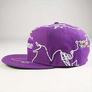 SUPREME シュプリーム 23AW Worldwide Box Logo New Era Purple キャップ 紫 Size 【7　5/8(XL)】 【新古品・未使用品】 20774710