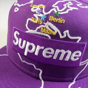 SUPREME シュプリーム 23AW Worldwide Box Logo New Era Purple キャップ 紫 Size 【7　5/8(XL)】 【新古品・未使用品】 20774710