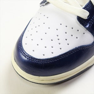 NIKE ナイキ WMNS DUNK LOW PRM Midnight Navy and White FN7197-100 スニーカー 紺 Size 【26.0cm】 【新古品・未使用品】 20776726