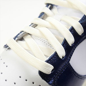 NIKE ナイキ WMNS DUNK LOW PRM Midnight Navy and White FN7197-100 スニーカー 紺 Size 【26.0cm】 【新古品・未使用品】 20776726