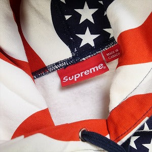 SUPREME シュプリーム 14AW Box Logo Pullover Flag BOXロゴパーカー 白赤 Size 【S】 【中古品-ほぼ新品】 20776769