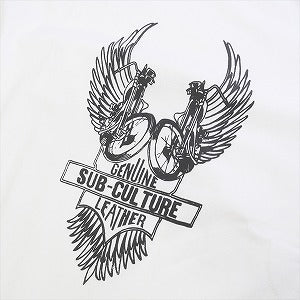 SubCulture サブカルチャー POP UP限定T-SHIRT WHITE/BROWN Tシャツ 白 Size 【2】 【新古品・未使用品】 20777198