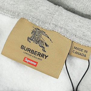 SUPREME シュプリーム ×Burberry 22SS Box Logo Hooded Sweatshirt Heather Grey BOXロゴパーカー 灰 Size 【M】 【新古品・未使用品】 20777589