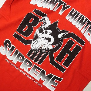 SUPREME シュプリーム ×Bounty Hunter 23AW Wolf Tee Red Tシャツ 赤 Size 【S】 【新古品・未使用品】 20778131