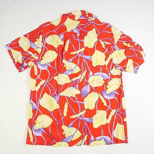 SUPREME シュプリーム 18SS Lily Rayon Shirt Red 半袖シャツ 赤 Size 【S】 【中古品-良い】 20779022
