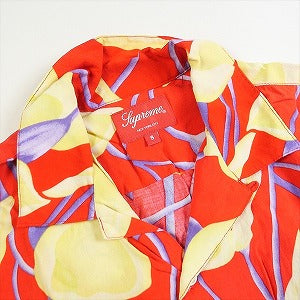 SUPREME シュプリーム 18SS Lily Rayon Shirt Red 半袖シャツ 赤 Size 【S】 【中古品-良い】 20779022
