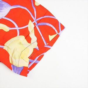 SUPREME シュプリーム 18SS Lily Rayon Shirt Red 半袖シャツ 赤 Size 【S】 【中古品-良い】 20779022