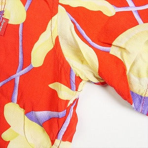 SUPREME シュプリーム 18SS Lily Rayon Shirt Red 半袖シャツ 赤 Size 【S】 【中古品-良い】 20779022