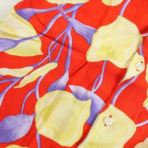 SUPREME シュプリーム 18SS Lily Rayon Shirt Red 半袖シャツ 赤 Size 【S】 【中古品-良い】 20779022