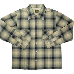 TENDERLOIN テンダーロイン 08AW T-WOOL SHT BEIGE/GREY/BLACK  長袖シャツ ベージュ Size 【S】 【中古品-ほぼ新品】 20779533