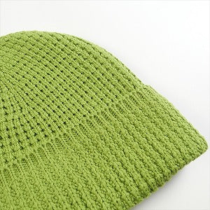 CHROME HEARTS クロム・ハーツ WAFFLE KNIT CROSS BUTTON HIT & RUN BEANIE KRMT GRN ビーニー 緑 Size 【フリー】 【新古品・未使用品】 20779986
