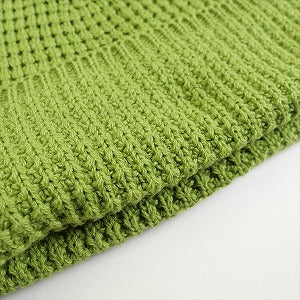 CHROME HEARTS クロム・ハーツ WAFFLE KNIT CROSS BUTTON HIT & RUN BEANIE KRMT GRN ビーニー 緑 Size 【フリー】 【新古品・未使用品】 20779986