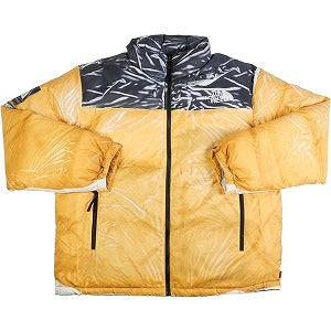 SUPREME シュプリーム ×The North Face 23SS Trompe Loeil Printed Nuptse Jacket ダウンジャケット 黄 Size 【S】 【新古品・未使用品】 20780636
