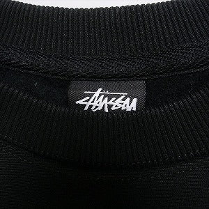 STUSSY ステューシー 23AW BLUR CREW Black クルーネックスウェット 黒 Size 【L】 【新古品・未使用品】 20781033