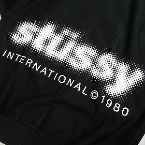 STUSSY ステューシー 23AW BLUR CREW Black クルーネックスウェット 黒 Size 【L】 【新古品・未使用品】 20781033