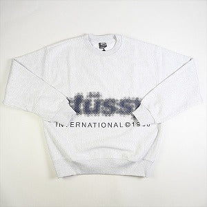 STUSSY ステューシー 23AW BLUR CREW ASH HEATHER クルーネックスウェット 灰 Size 【M】 【新古品・未使用品】 20781034
