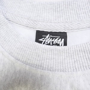STUSSY ステューシー 23AW BLUR CREW ASH HEATHER クルーネックスウェット 灰 Size 【M】 【新古品・未使用品】 20781034