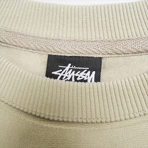 STUSSY ステューシー 23AW BLUR CREW Khaki クルーネックスウェット カーキ Size 【L】 【新古品・未使用品】 20781037