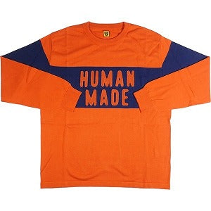 HUMAN MADE ヒューマンメイド 23AW KNIT SWEATER #2 ORANGE オンライン限定ニットセーター HM26CS033 オレンジ Size 【L】 【新古品・未使用品】 20782133