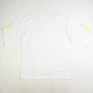 CHROME HEARTS クロム・ハーツ NECK LOGO LS POCKET L/S TEE WHITE/ACIDICK GREEN ロンT 白黄 Size 【L】 【新古品・未使用品】 20783031