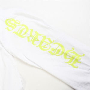 CHROME HEARTS クロム・ハーツ NECK LOGO LS POCKET L/S TEE WHITE/ACIDICK GREEN ロンT 白黄 Size 【L】 【新古品・未使用品】 20783031