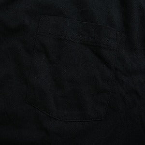 CHROME HEARTS クロム・ハーツ NECK LOGO LS POCKET L/S TEE BLACK/BLACK ロンT 黒黒 Size 【L】 【新古品・未使用品】 20783033