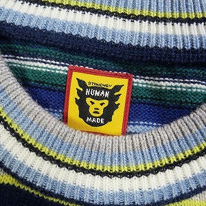HUMAN MADE ヒューマンメイド 23AW MULTI STRIPED KNIT SWEATER Multi HM26CS035 セーター マルチ Size 【L】 【新古品・未使用品】 20783190
