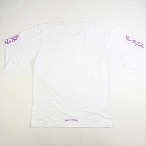CHROME HEARTS クロム・ハーツ NECK LOGO LS POCKET L/S TEE WHITE/PHYS PURPLE ロンT 白紫 Size 【L】 【新古品・未使用品】 20783725