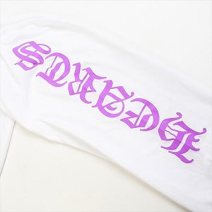 CHROME HEARTS クロム・ハーツ NECK LOGO LS POCKET L/S TEE WHITE/PHYS PURPLE ロンT 白紫 Size 【L】 【新古品・未使用品】 20783725