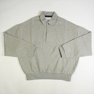 Fear of God フィアーオブゴッド ESSENTIALS Longsleeve Polo Dark Heather Oatmeal 長袖ポロシャツ 灰 Size 【XS】 【新古品・未使用品】 20783879