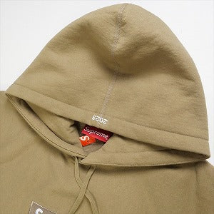 SUPREME シュプリーム 23AW Box Logo Hooded Sweatshirt Dark Sand ボックスロゴパーカー サンド Size 【S】 【新古品・未使用品】 20784385