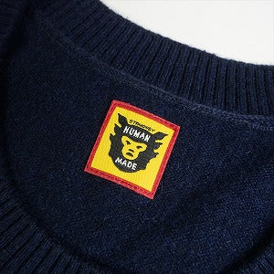 HUMAN MADE ヒューマンメイド ×KAWS 23AW KAWS MADE KNIT SWEATER Navy XX26CS004 ハートセーター 紺 Size 【XL】 【新古品・未使用品】 20784564