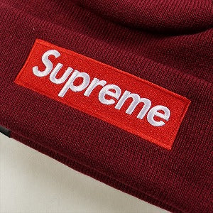 SUPREME シュプリーム 22AW New Era Box Logo Beanie Cardinal ボックスロゴビーニー バーガンディー Size 【フリー】 【新古品・未使用品】 20784896