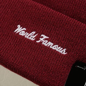 SUPREME シュプリーム 22AW New Era Box Logo Beanie Cardinal ボックスロゴビーニー バーガンディー Size 【フリー】 【新古品・未使用品】 20784896