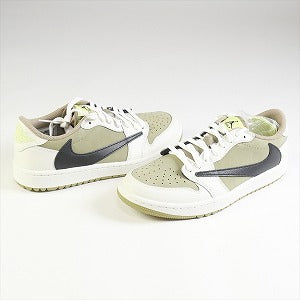 NIKE ナイキ ×Travis Scott Air Jordan 1 Low Golf NRG Neutral Olive FZ3124-200 スニーカー オリーブ Size 【26.5cm】 【新古品・未使用品】 20785778