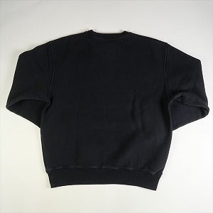 STUSSY ステューシー ×OUR LEGACY WORK SHOP 24SS COLLEGIATE CREW PIGMENT DYED BLACKクルーネックスウェット 黒 Size 【S】 【新古品・未使用品】 20786228