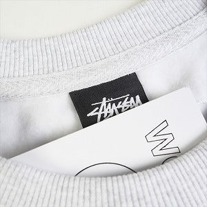 STUSSY ステューシー ×OUR LEGACY WORK SHOP 24SS COLLEGIATE CREW ASH HEATHERクルーネックスウェット 薄灰 Size 【L】 【新古品・未使用品】 20786230