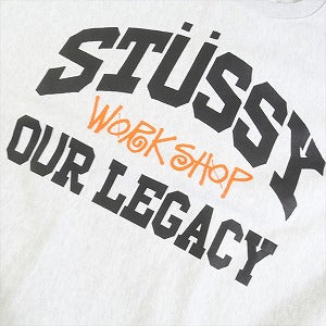 STUSSY ステューシー ×OUR LEGACY WORK SHOP 24SS COLLEGIATE CREW ASH HEATHERクルーネックスウェット 薄灰 Size 【L】 【新古品・未使用品】 20786230