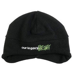 STUSSY ステューシー ×OUR LEGACY WORK SHOP 24SS POLAR FLEECE BEANIE BLACK ビーニー 黒 Size 【フリー】 【新古品・未使用品】 20786235