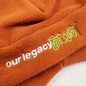 STUSSY ステューシー ×OUR LEGACY WORK SHOP 24SS POLAR FLEECE BEANIE RUST ビーニー 茶 Size 【フリー】 【新古品・未使用品】 20786238