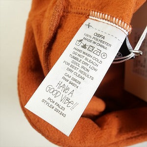 STUSSY ステューシー ×OUR LEGACY WORK SHOP 24SS POLAR FLEECE BEANIE RUST ビーニー 茶 Size 【フリー】 【新古品・未使用品】 20786238