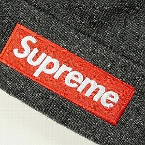 SUPREME シュプリーム 21AW New Era Box Logo Beanie Charcoal ボックスロゴビーニー チャコール Size 【フリー】 【新古品・未使用品】 20786260