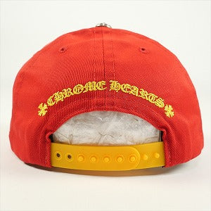 CHROME HEARTS クロム・ハーツ HAT 5 PNL CAP BSBL RED/YELLOW ベースボールキャップ 赤 Size 【フリー】 【新古品・未使用品】 20786309